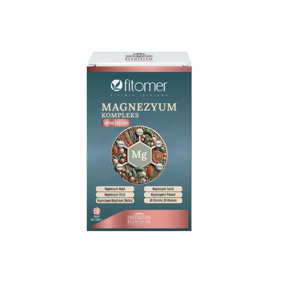 Fitomer Magnezyum P5P B6 Vitamin ve D Vitamini 60 Kapsül 2 Li Fırsat Seti - 2