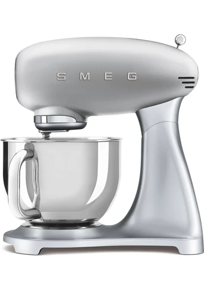 Smeg SMF02SVEU Retro Gümüş 800 W 4.8 lt Hamur Yoğurma Makinesi