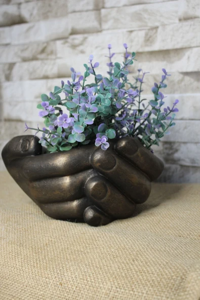 Avuç Saksı Obje - Resim 2