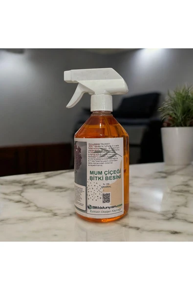 Mum Çiçeği Bitkisi Besini 500 ML - Resim 4