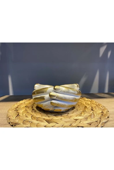 Avuç Saksı Kase - Büyük Boy - Krem-ab - 2