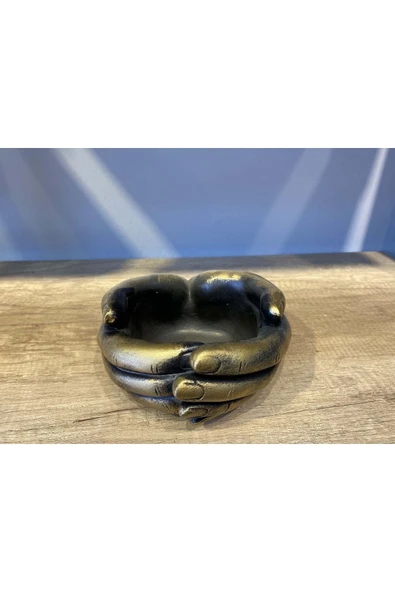 Avuç Saksı , Kase - Büyük Boy - Siyah