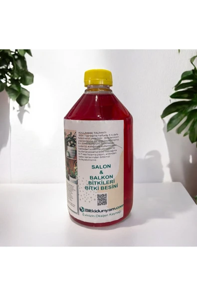 500 ml Salon bitkisi ve balkon bitkisi  Besini 500 ML - Resim 3