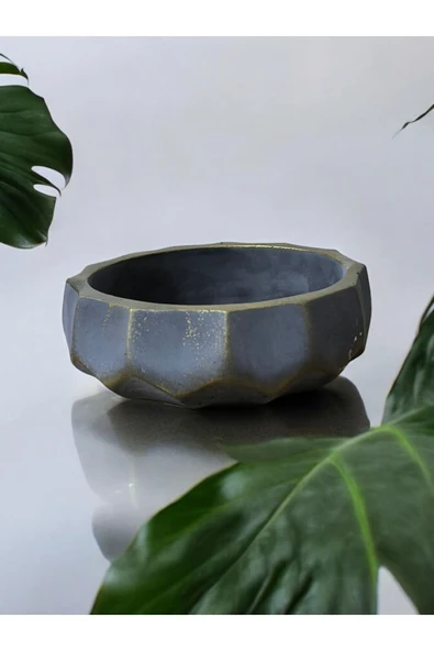 Brezilya Dizayn Taş Bonsai Aranjman ve Orkide Saksısı 01a - Resim 2