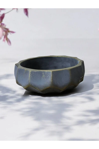 Brezilya Dizayn Taş Bonsai Aranjman ve Orkide Saksısı ürün görseli