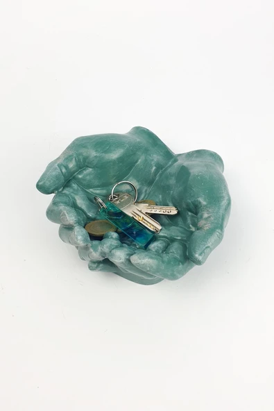 Özel Tasarım El Avuç Içi Düzenleyici Saksı Anahtarlık ürün görseli 1