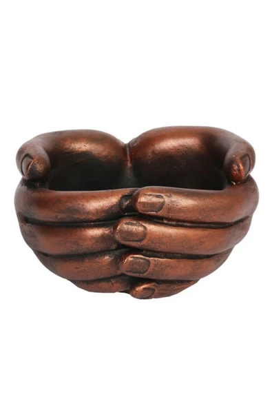 Avuç Saksı Küçük Bakır Eskitme ürün görseli