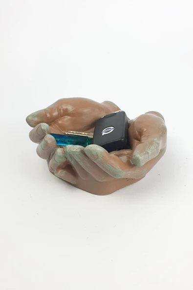 Özel Tasarım El Avuç Içi Düzenleyici Saksı Anahtarlık ürün görseli