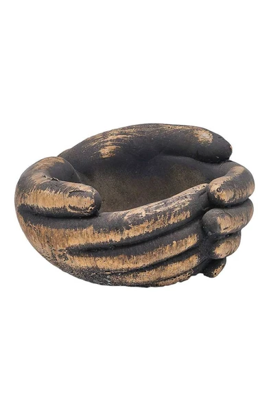 Viskobet Avuç Beton Saksı - Resim 2