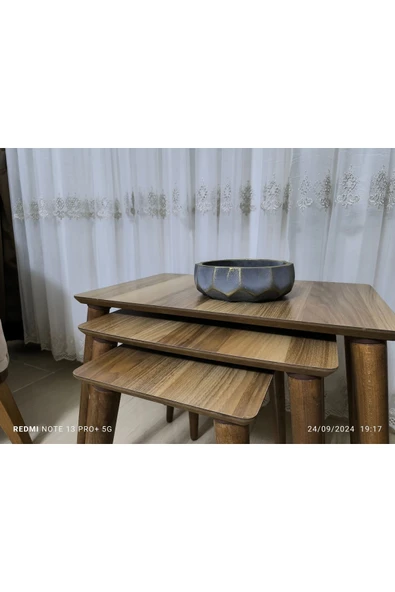 Sao Paulo Dizayn Çift Taban Taş Vazo Aranjman Bonsai ve Orkide Saksısı - Resim 5