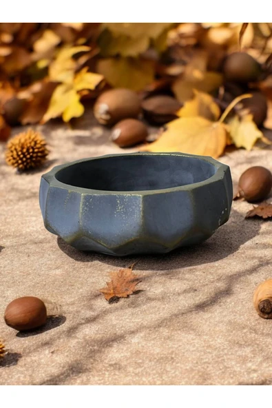 Brezilya Dizayn Taş Bonsai Aranjman ve Orkide Saksısı 01b ürün görseli