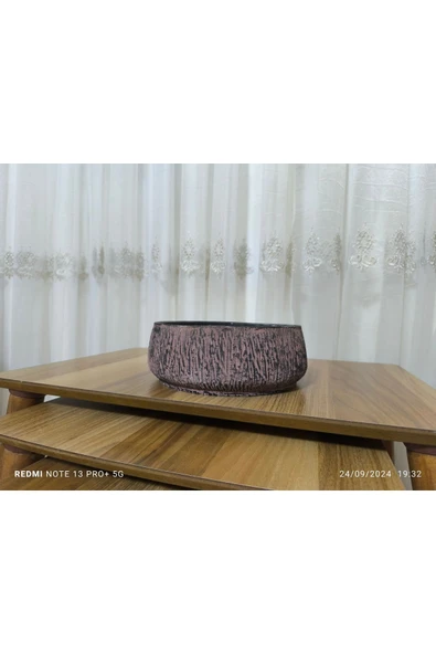 Senegal Dizayn Taş Aranjman Bonsai ve Orkide Saksısı - 3