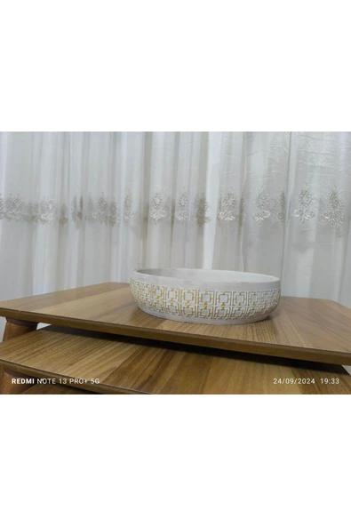 Mekke Dizayn Beton Orkide Aranjman ve Bonsai Saksısı - Resim 3