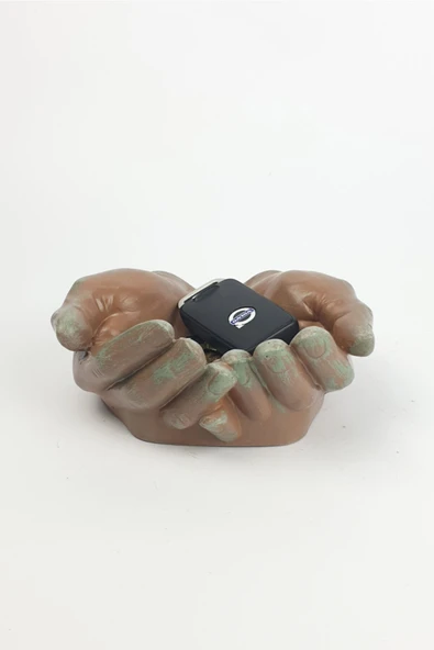 Özel Tasarım El Avuç Içi Düzenleyici Saksı Anahtarlık - Resim 3