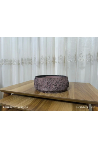 Senegal Dizayn Taş Aranjman Bonsai ve Orkide Saksısı - 4