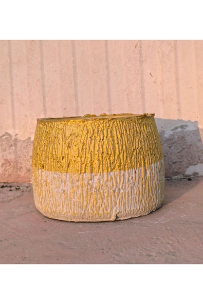 Kırçıllı Taş Çiçek ve Orkide Saksısı - Resim 3