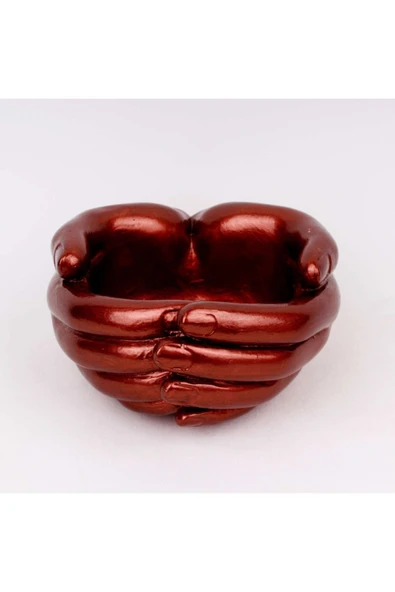 , Beton Saksı, Kaktüs & Sukulent Saksısı, Ev & Ofis Bitkisi, Saksı, Şekerlik, Dresuar, Elle Boyama - Resim 4