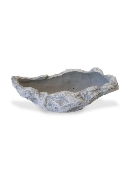 Beton Kayık Saksı Vazo Özel Aranjman Saksısı ürün görseli 1