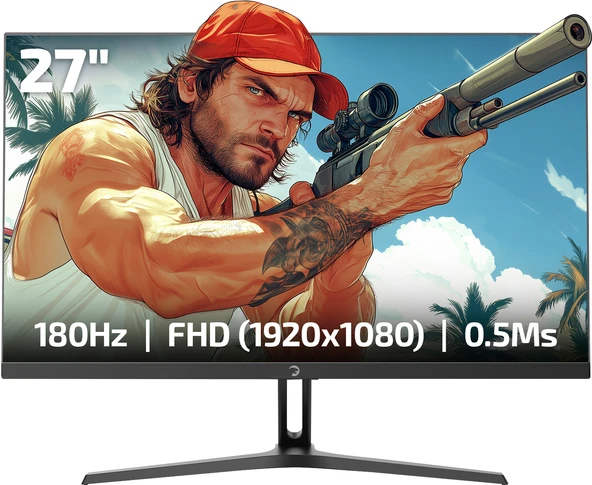 GamePower Bull T20 180Hz 0.5ms Fast IPS  FHD Gaming Monitör (Sıfır Ölü Piksel Garantili)