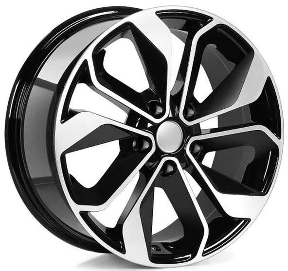 EMR-W7702-04 7.5x17" -4x100 ET40 67.1 Deep Black Diamond Gloss Jant (4 Adet) ürün görseli