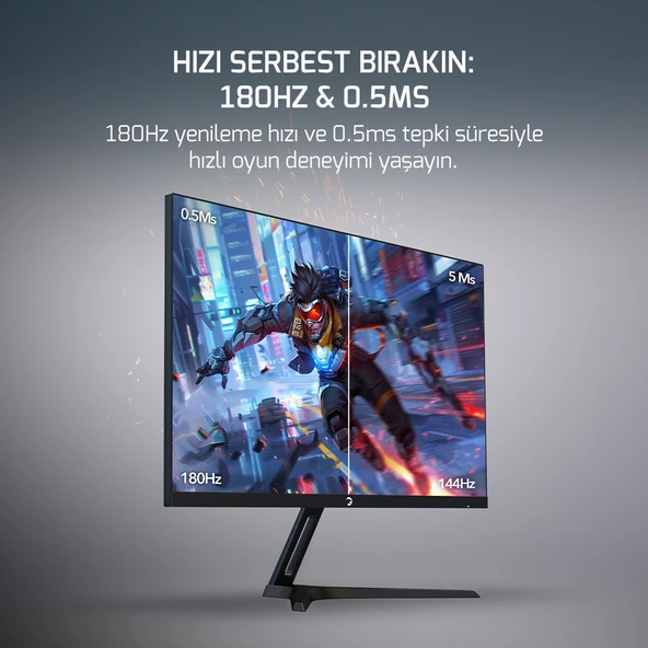GamePower Bull T20 180Hz 0.5ms Fast IPS  FHD Gaming Monitör (Sıfır Ölü Piksel Garantili) - 2