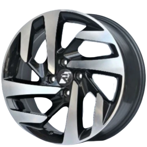STW-519 6.0X15 4X100 ET35 67.1 Black Diamond Jant