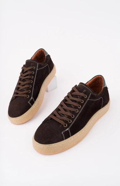 Muggo MİDWAY Bağcıklı Hakiki Deri Erkek Günlük Sneaker Spor Ayakkabı - 6