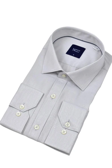 Erkek Klasik Uzun Kol Gömlek 3744 BGL-ST04392 - Resim 7