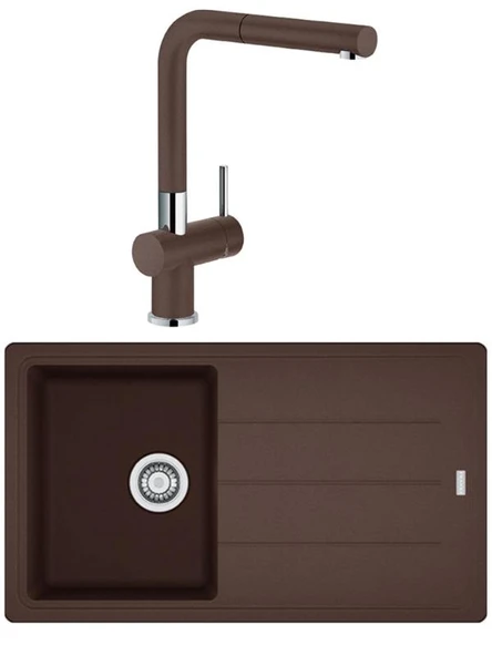 BFG 611-86/Active Plus Doccia Eviye Armatür Seti (Dark Brown)