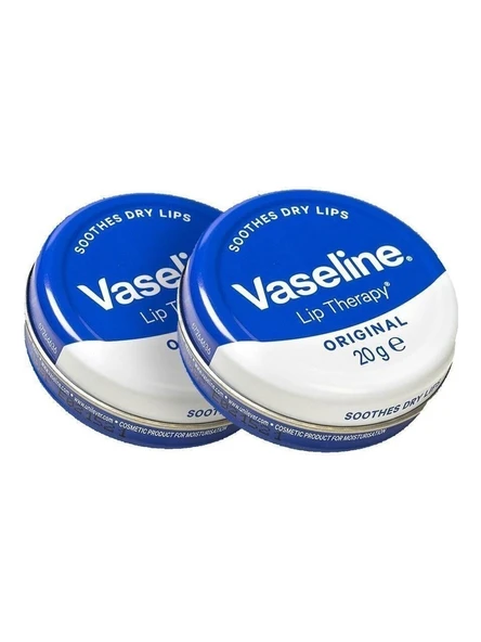 Vaseline Lip Therapy Original 20Gr X2 ADET ürün görseli 1