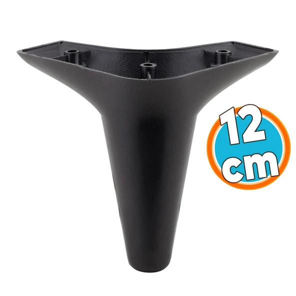 Mobilya Kanepe Koltuk Tv Ünitesi Baza Yükseltici Ayağı Ayakları 12 Cm Siyah Ayak 4 Adet - Resim 7