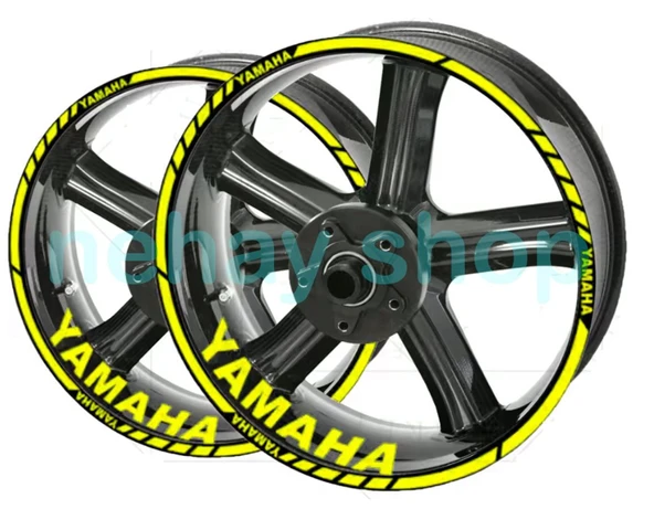 Yamaha Yeni Tasarım Jant Şeridi Sarı ürün görseli