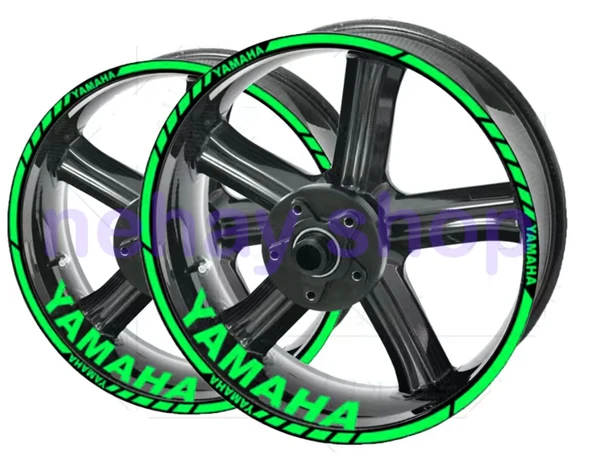 Yamaha Yeni Tasarım Jant Şeridi yeşil