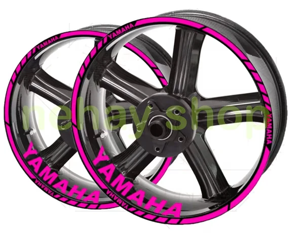 Yamaha Yeni Tasarım Jant Şeridi pembe