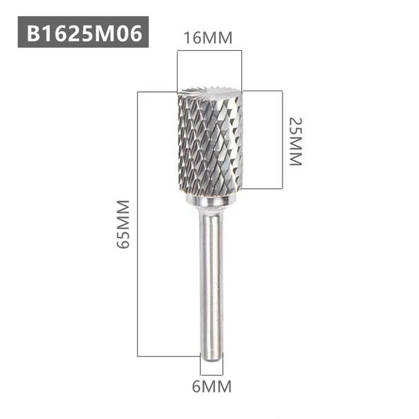 Freze Uç B Tipi Törpü Kalıpçı Metal Demir Ahşap Plastik Taş Oyma Makinesi Ucu Matkap Uyumlu - 6