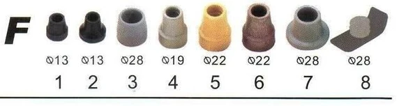 W1116 Baston Lastiği Kauçuk GRİ 10 Adet - 2