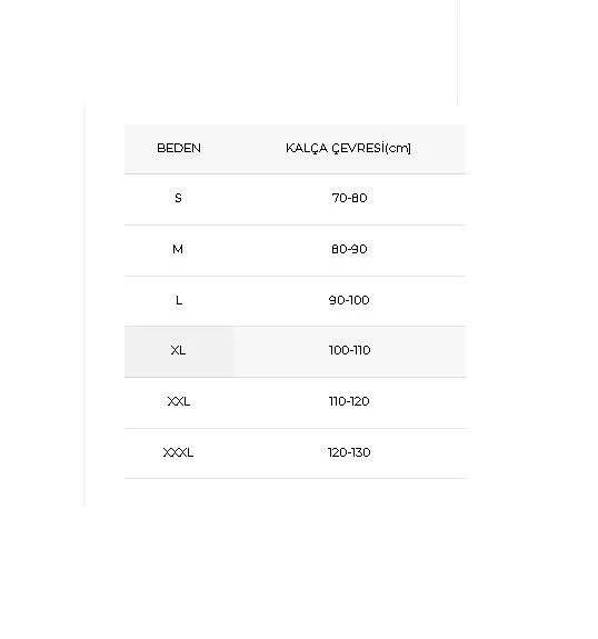 W457 Sakro-İliak Korse Kalça Çevresi 90-100 Cm - 4