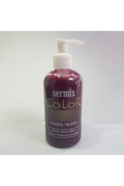 SERMİX Magenta Su Bazlı Saç Boyası Balyaj Boya