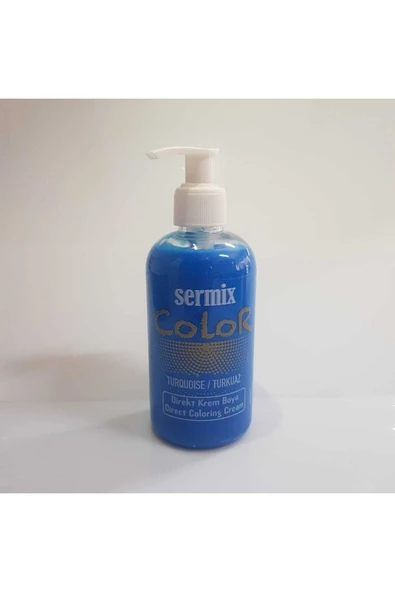 SERMİX Turkuaz Su Bazlı Saç Boyası Balyaj Boya