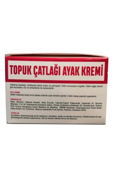 SERMİX Topuk Çatlağı Ve Ayak Kokusu Giderici Profesyonel Ayak Kremi 100 Ml - 4