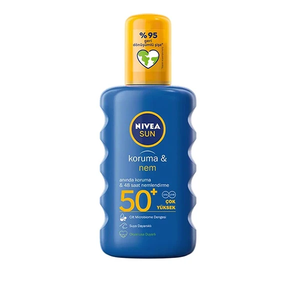 Nivea Sun Koruma ve Nem Spf 50+ Güneş Koruyucu 200 ml - 1