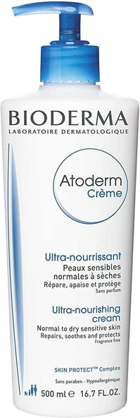 Bioderma Atoderm Cream Kuru Ciltler İçin Nemlendirici, Besleyici ve Koruyucu Bakım Kremi