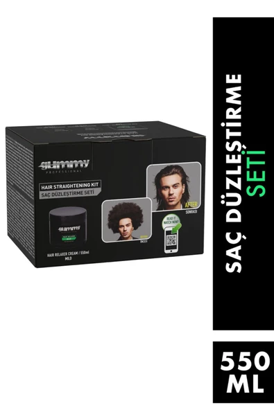 Gummy Saç Düzleştirme Seti Saç Düzleştirici Set