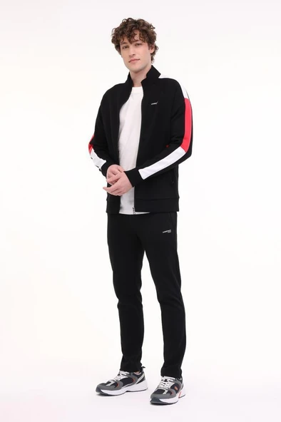 Lumberjack ML MATTE 18ITL426 5FX 101940292 Erkek Eşofman Üstü Siyah S-XXL - 3