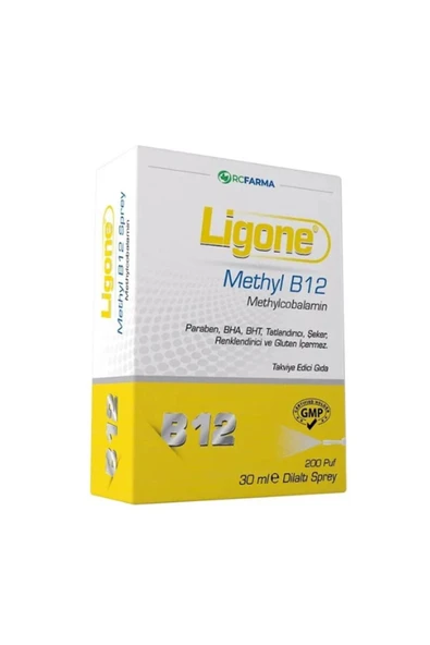 Ligone Methyl B12 Methylcobalamin Dilaltı Sprey 30 ml ürün görseli