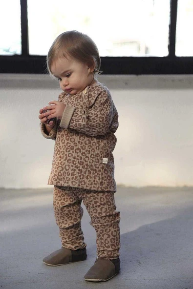 Leopar Desenli Alt Üst Takım - 3