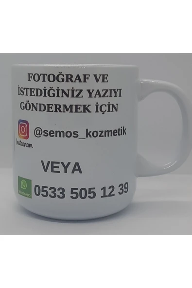 Kupa Bardağını Kendin Tasarla Kişise Özel Kupa Bardak - 2