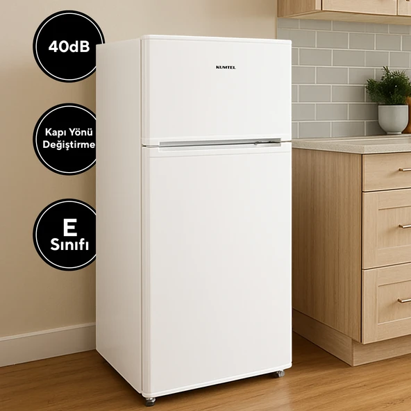 KUMTEL 87L MİNİ BUZDOLABI BEYAZ HTMF-90EW - 4
