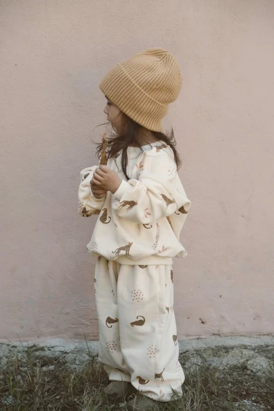 Leopar Baskılı Eşofman Takımı - Resim 2