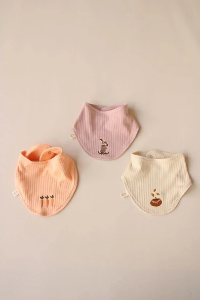3lü Nakışlı Fular Önlük Model 4 - 8